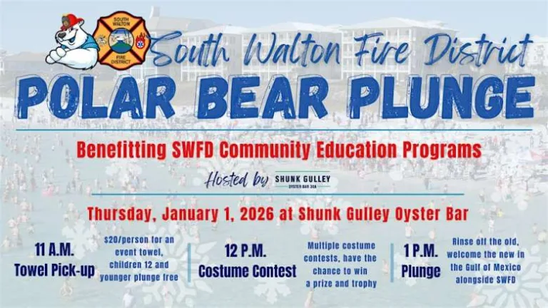 South Walton Fire District Polar Bear Plunge January 1, 2026