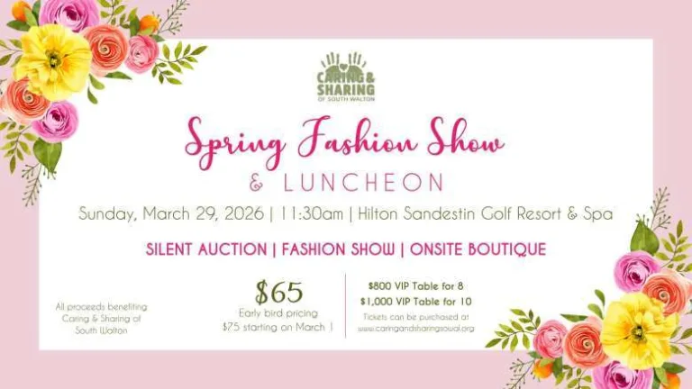 Caring & Sharing Spring Fashion Show at Hilton Sandestin March 29