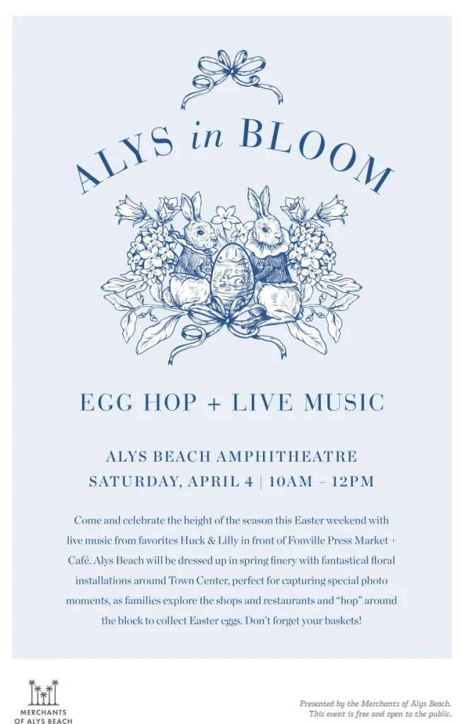 Easter Weekend Events At Alys Beach
