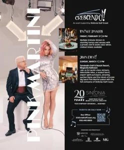 Crescendo! 2026 Featuring Pink Martini Live With Sinfonia Gulf Coast Orchestra Jan 23, Feb 27 & Mar 1