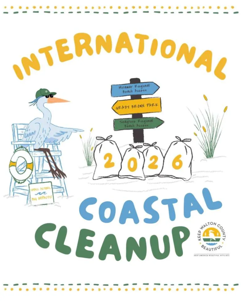 International Coastal Cleanup In South Walton On September 19, 2026