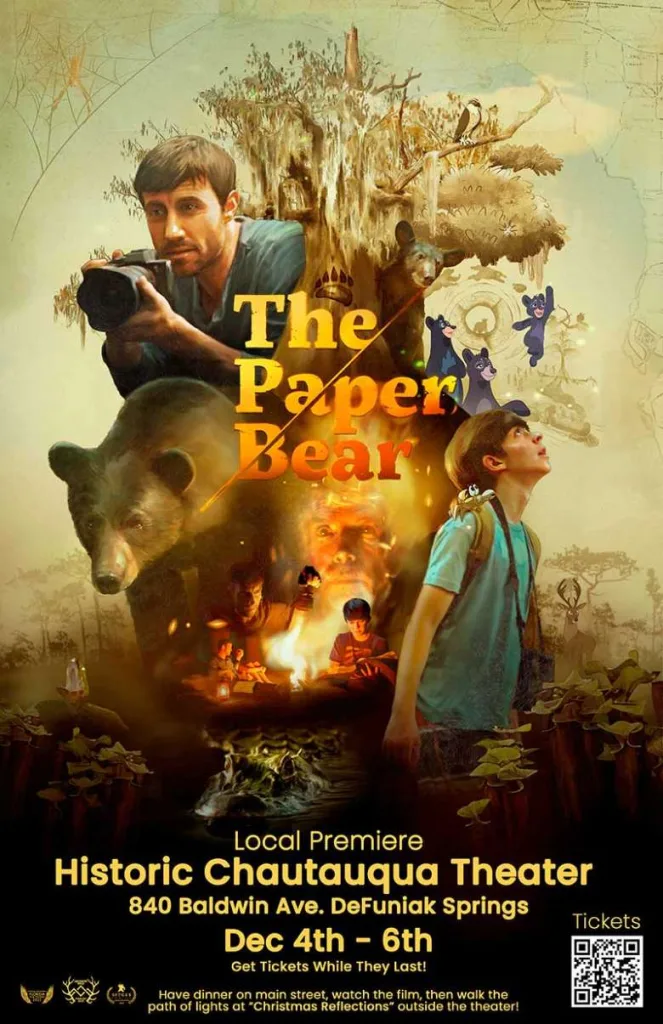 "The Paper Bear" Set For Theatrical Debut Dec 4-6 At Historic Florida Chautauqua Theatre