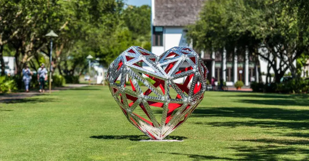 Make an Artsy Scavenger Hunt at Rosemary Beach's Outdoor Sculpture Exhibit